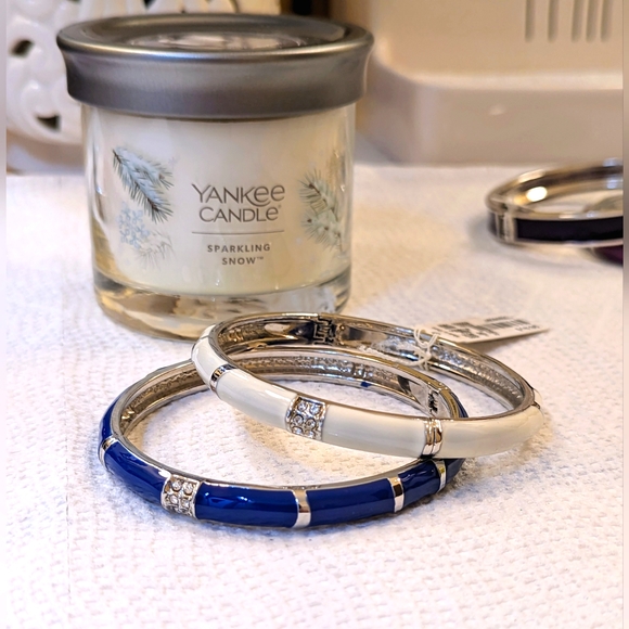 Christopher & Banks Jewelry - NWT Stackable Enamel Bangles by Christopher & Banks, CJBanks